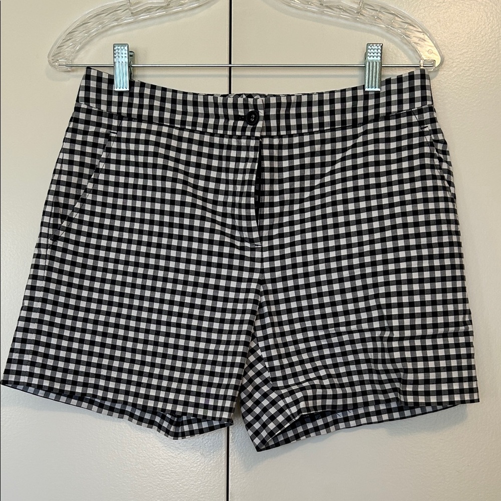 J. McLaughlin Gingham Patterned Women's Shorts size 2